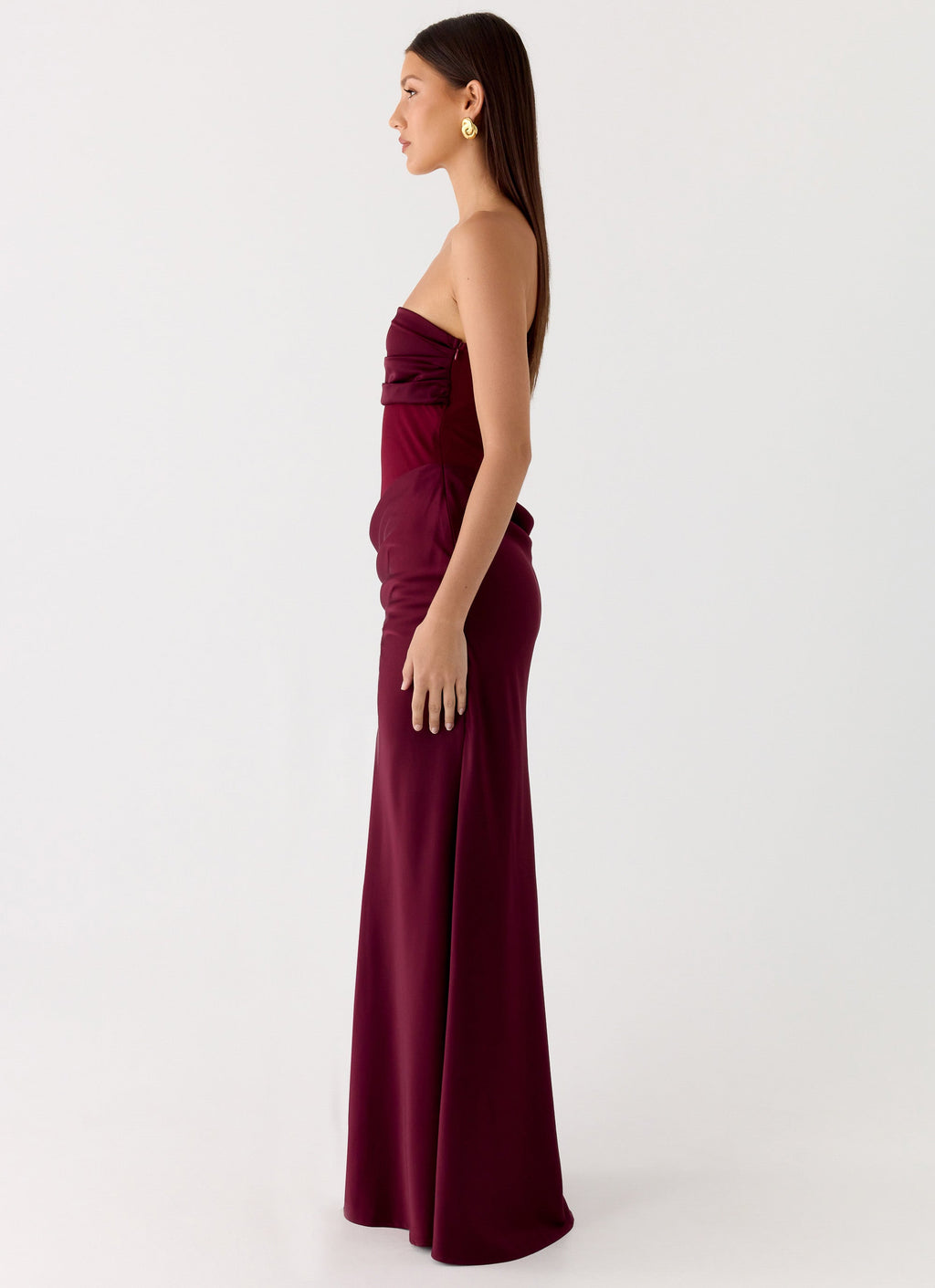 Champagne Skies Maxi Dress - Plum