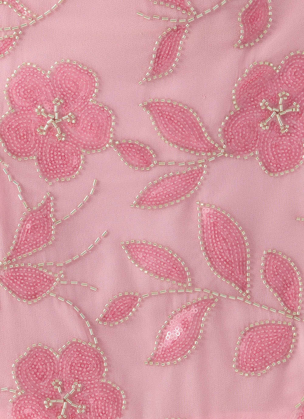 Iglesias Beaded Sequin Mini Skirt - Pink