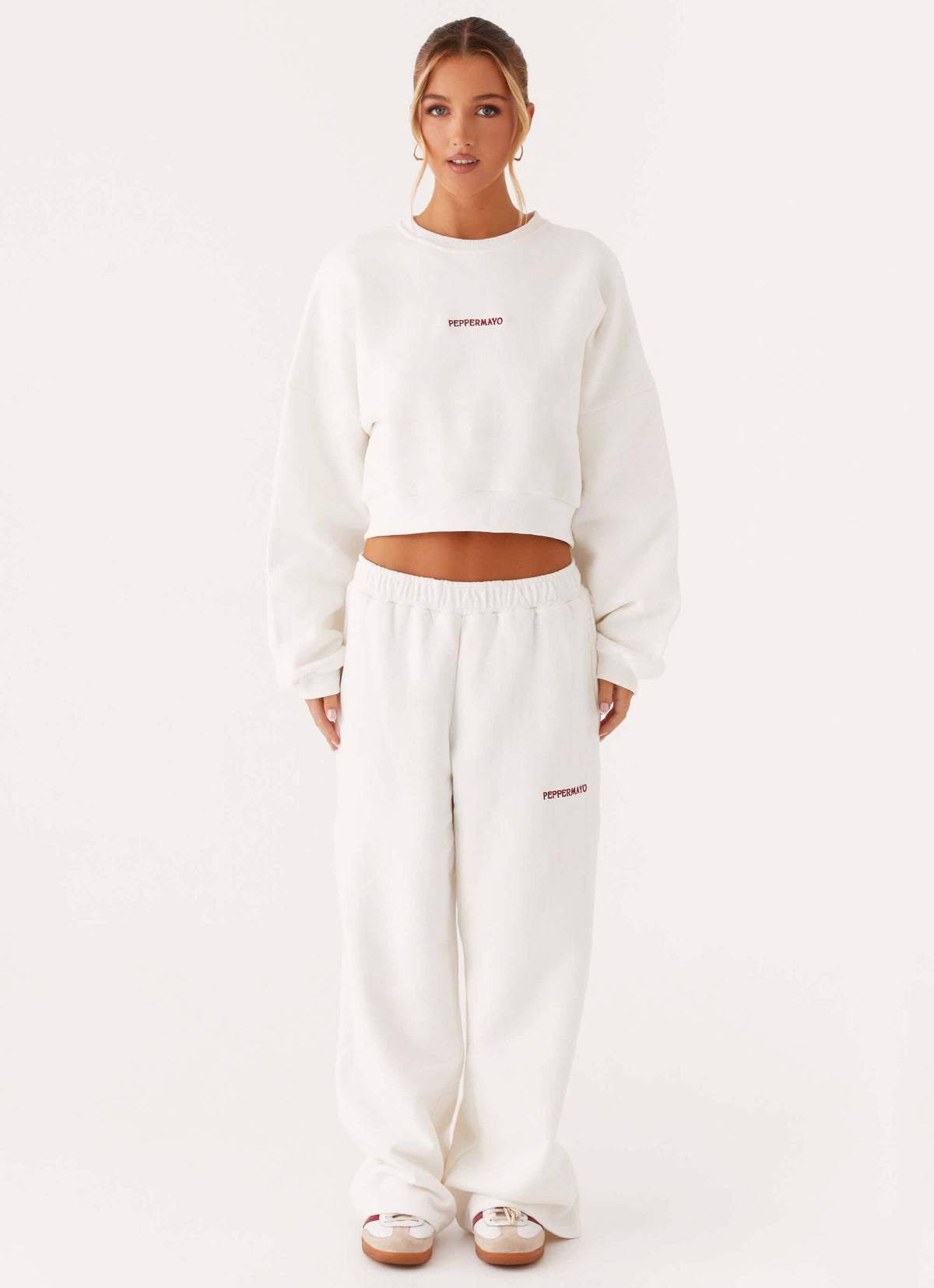Signature Cropped Sweatshirt - Ivory